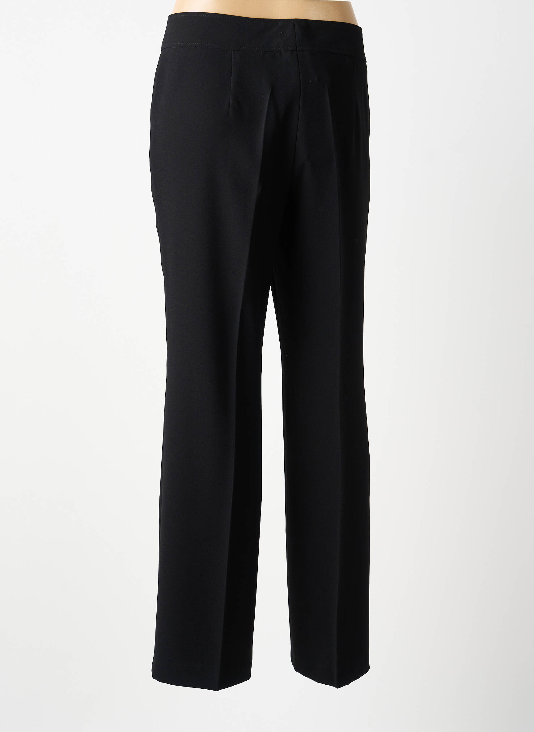 Pantalon drept țesătură crep mărime normală negru GARDEUR femeie