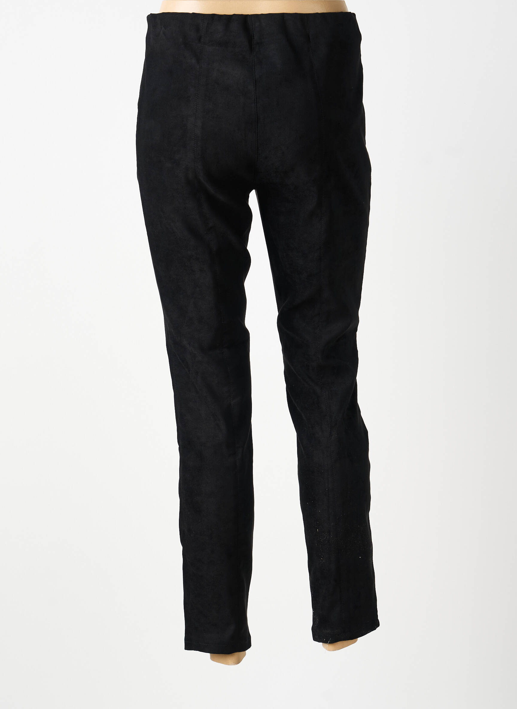 Pantalon slim talie elastică mărime normală negru GARDEUR femeie