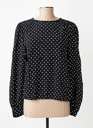 Top mâneci lungi mâneci lungi negru I BLUES femeie