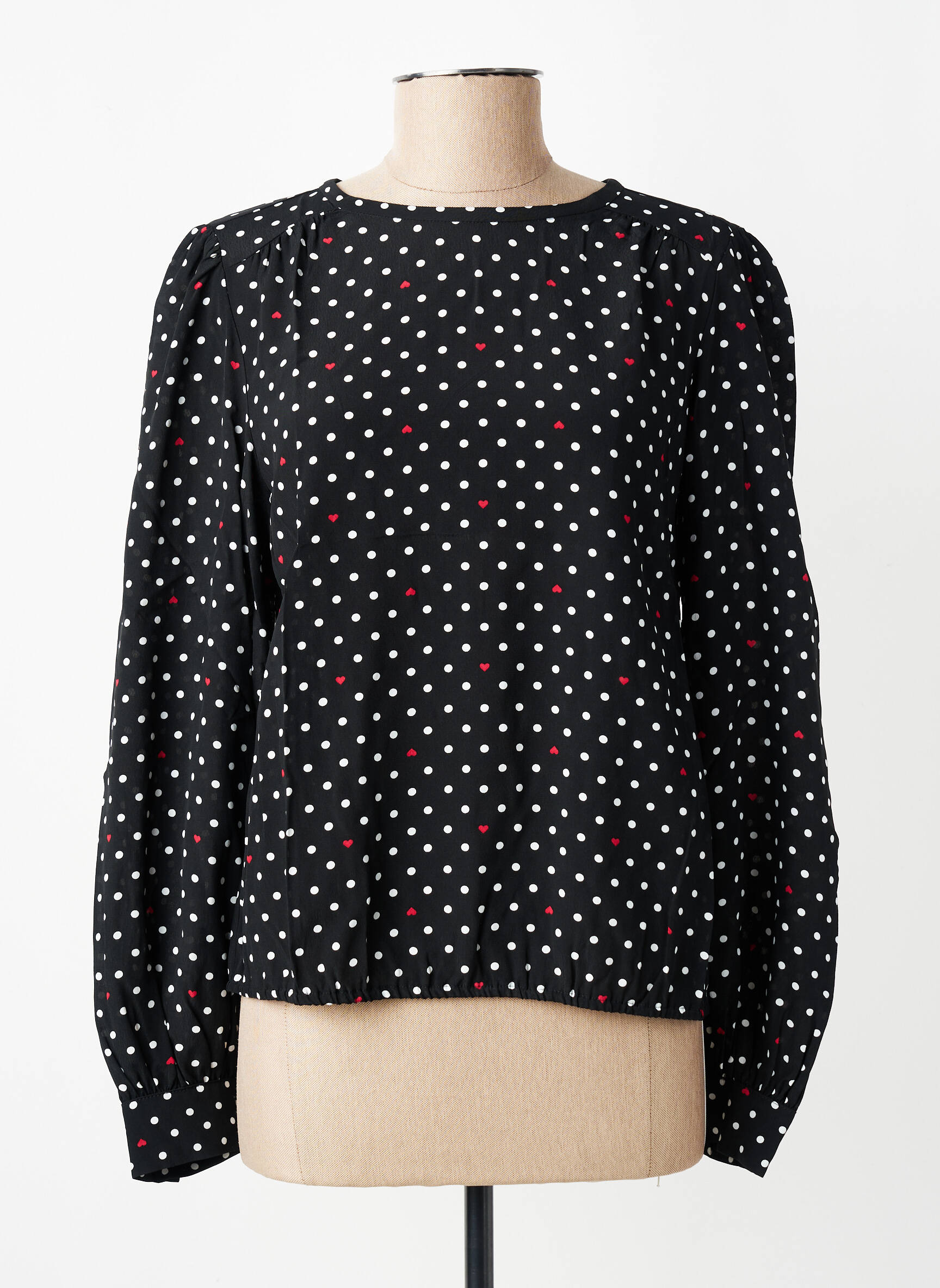 Top mâneci lungi mâneci lungi negru I BLUES femeie