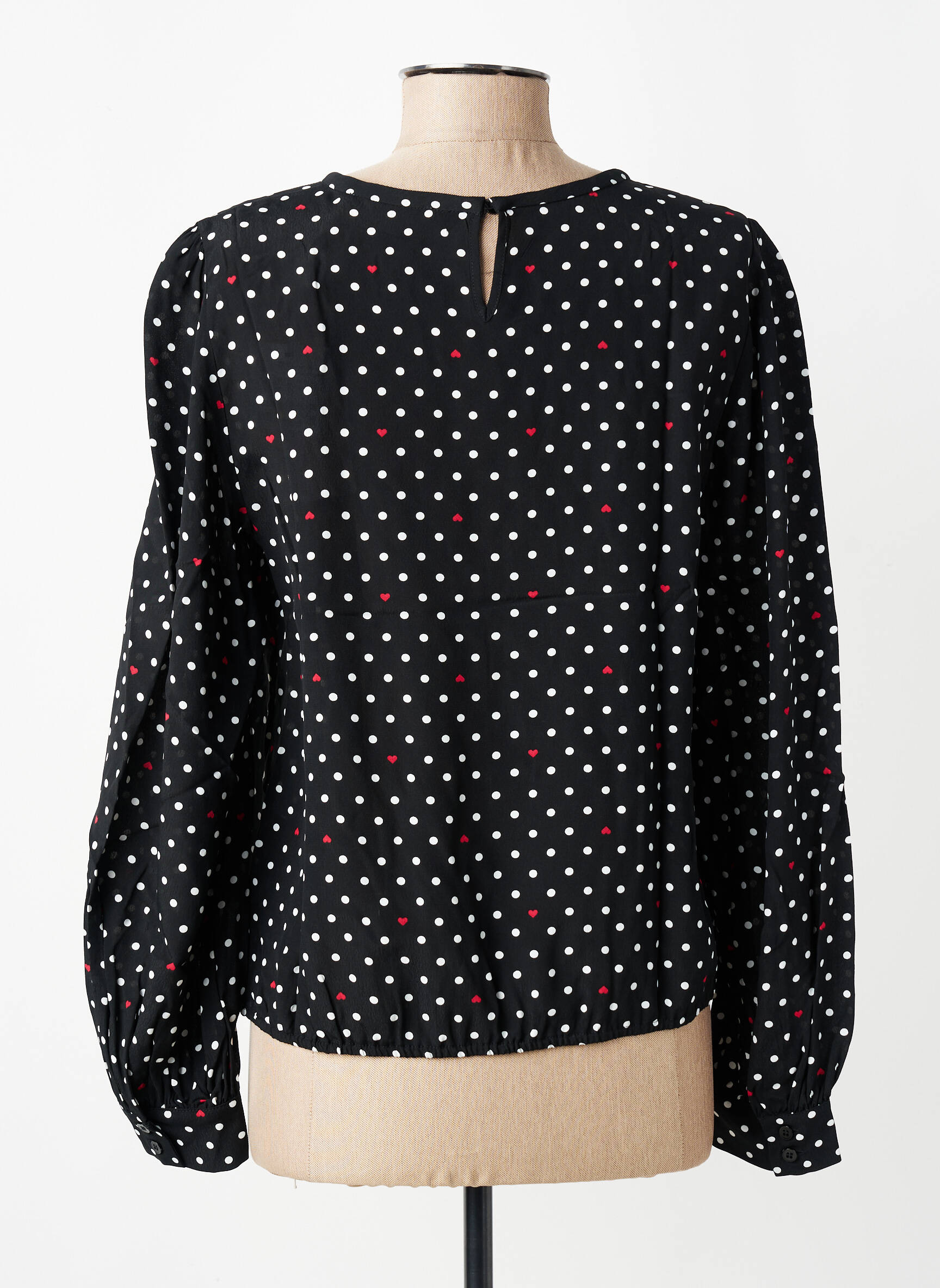 Top mâneci lungi mâneci lungi negru I BLUES femeie