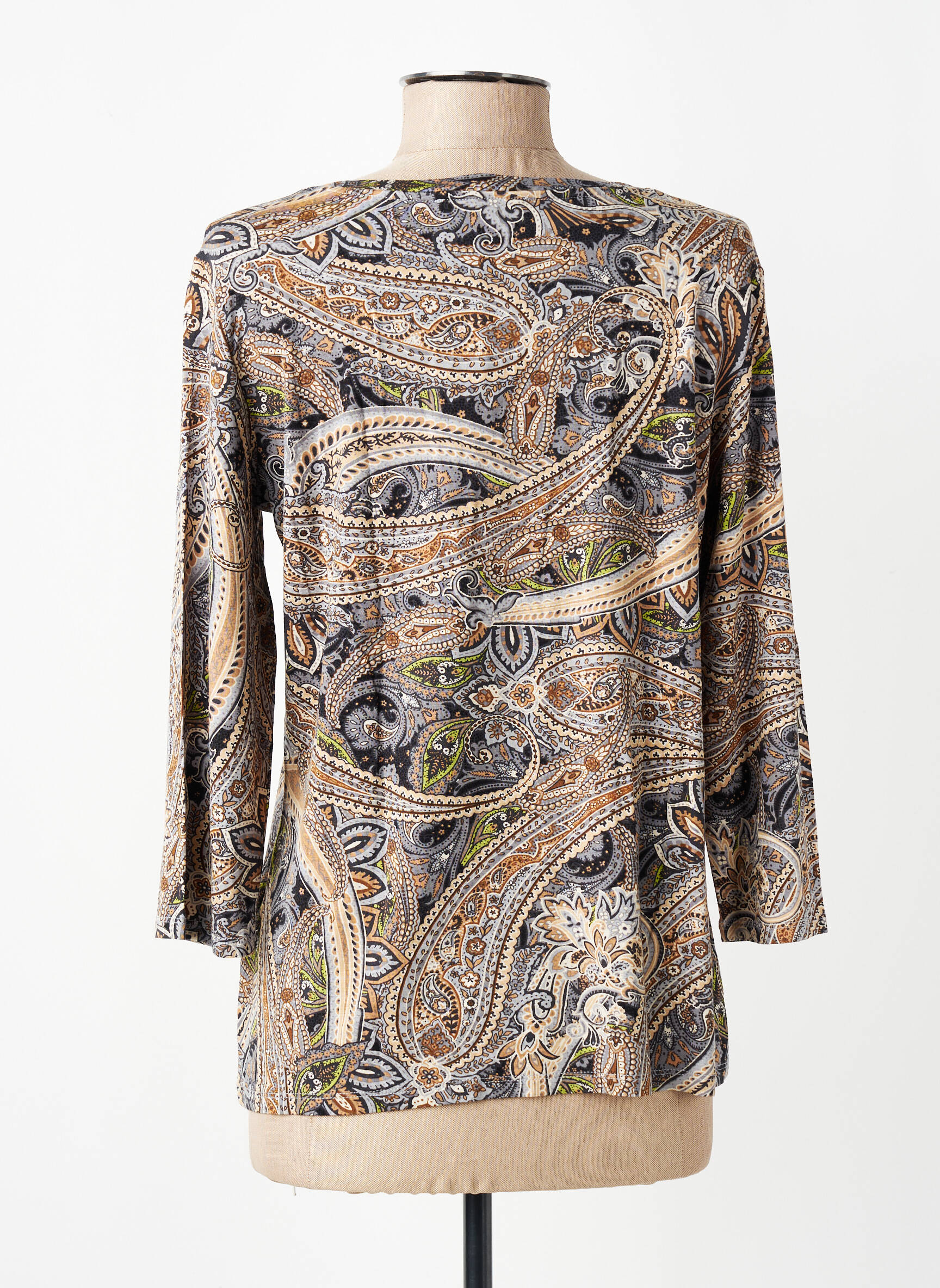 Tricou mâneci 3/4 mâneci 3/4 maro BETTY BARCLAY femeie