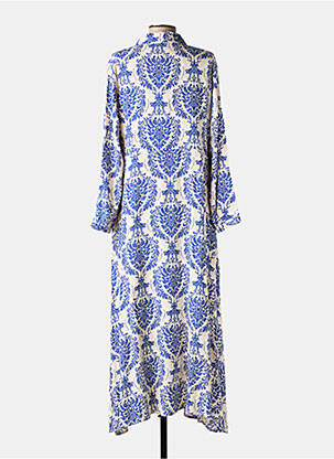 Rochie lungă mâneci lungi mâneci lungi albastru TIRAMISU femeie