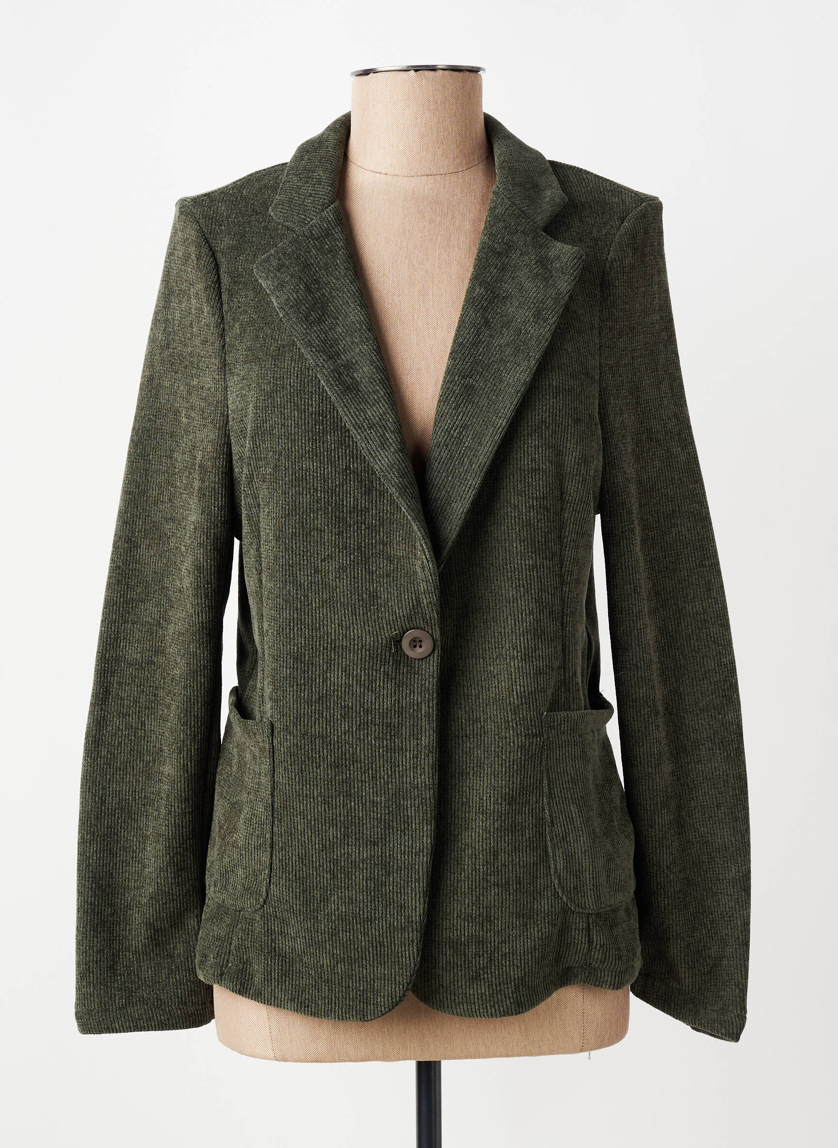 Sacou buzunare verde OTTANTOTTO femeie