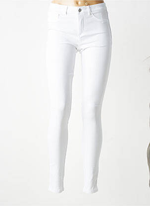 Blugi skinny mărime normală mărime normală alb PIECES femeie