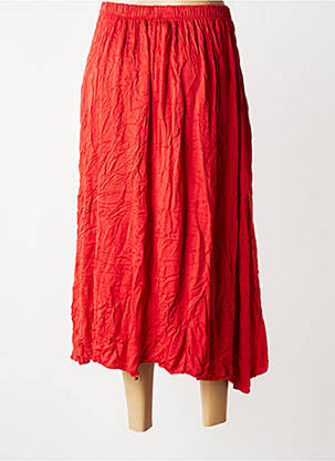 Fustă lungă croială evazată roșu NEW COLLECTION femeie