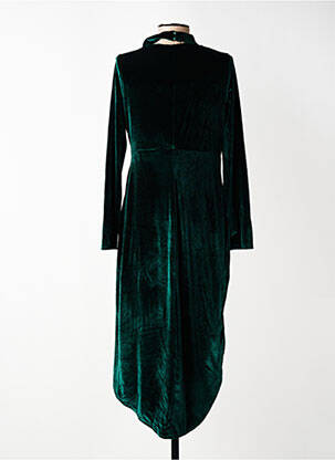 Rochie midi mâneci lungi mâneci lungi verde LILIE ROSE femeie
