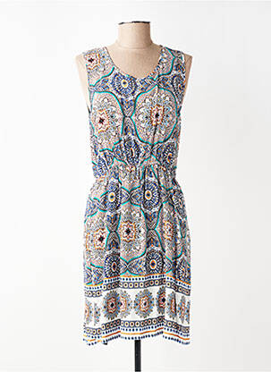 Rochie midi imprimeu floral fără mâneci albastru MOLLY BRACKEN femeie