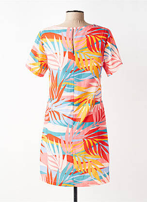 Rochie scurtă mâneci scurte mâneci scurte portocalie MOLLY BRACKEN femeie