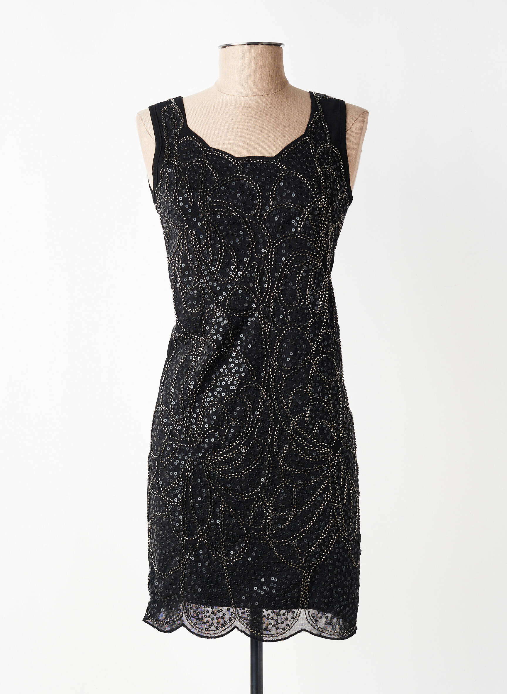 Rochie scurtă fără mâneci fără mâneci negru MOLLY BRACKEN femeie