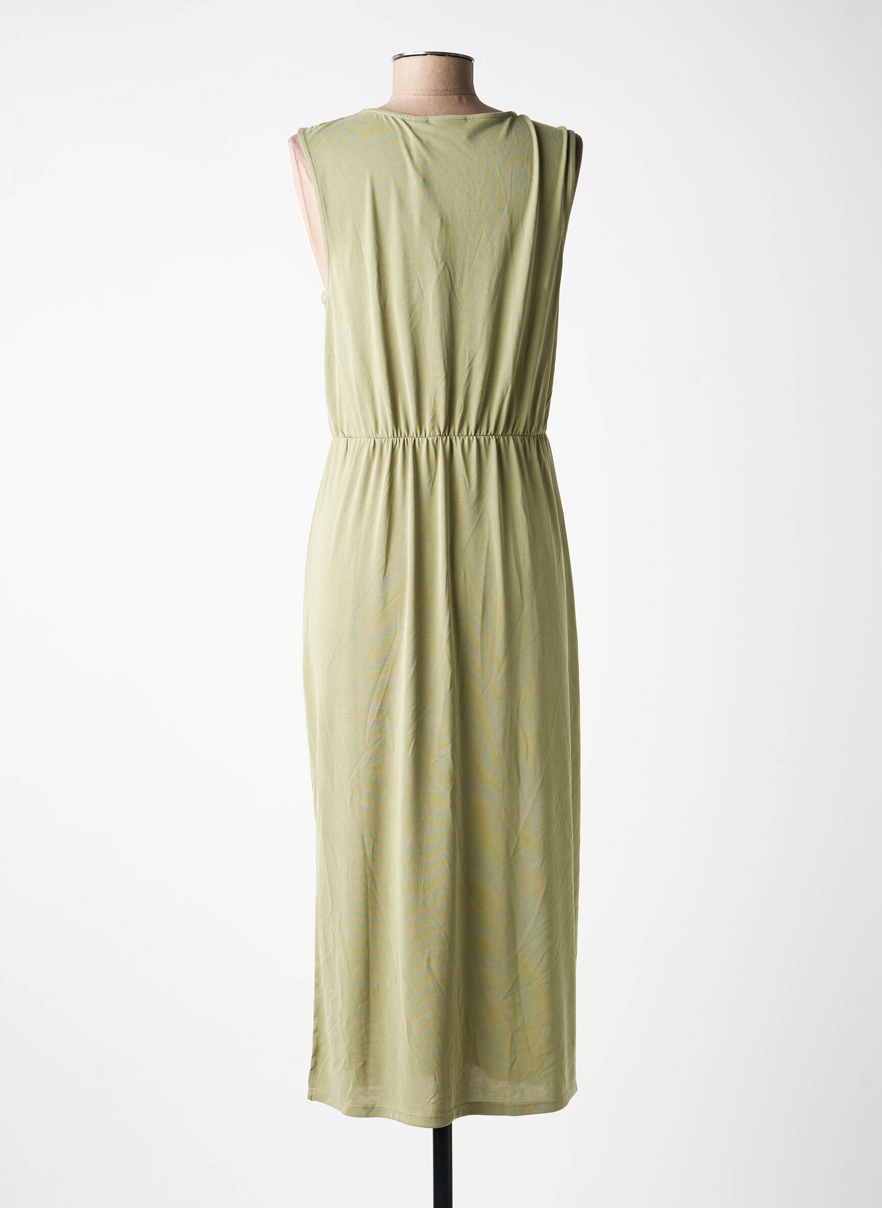 Rochie lungă fără mâneci fără mâneci verde VILA femeie