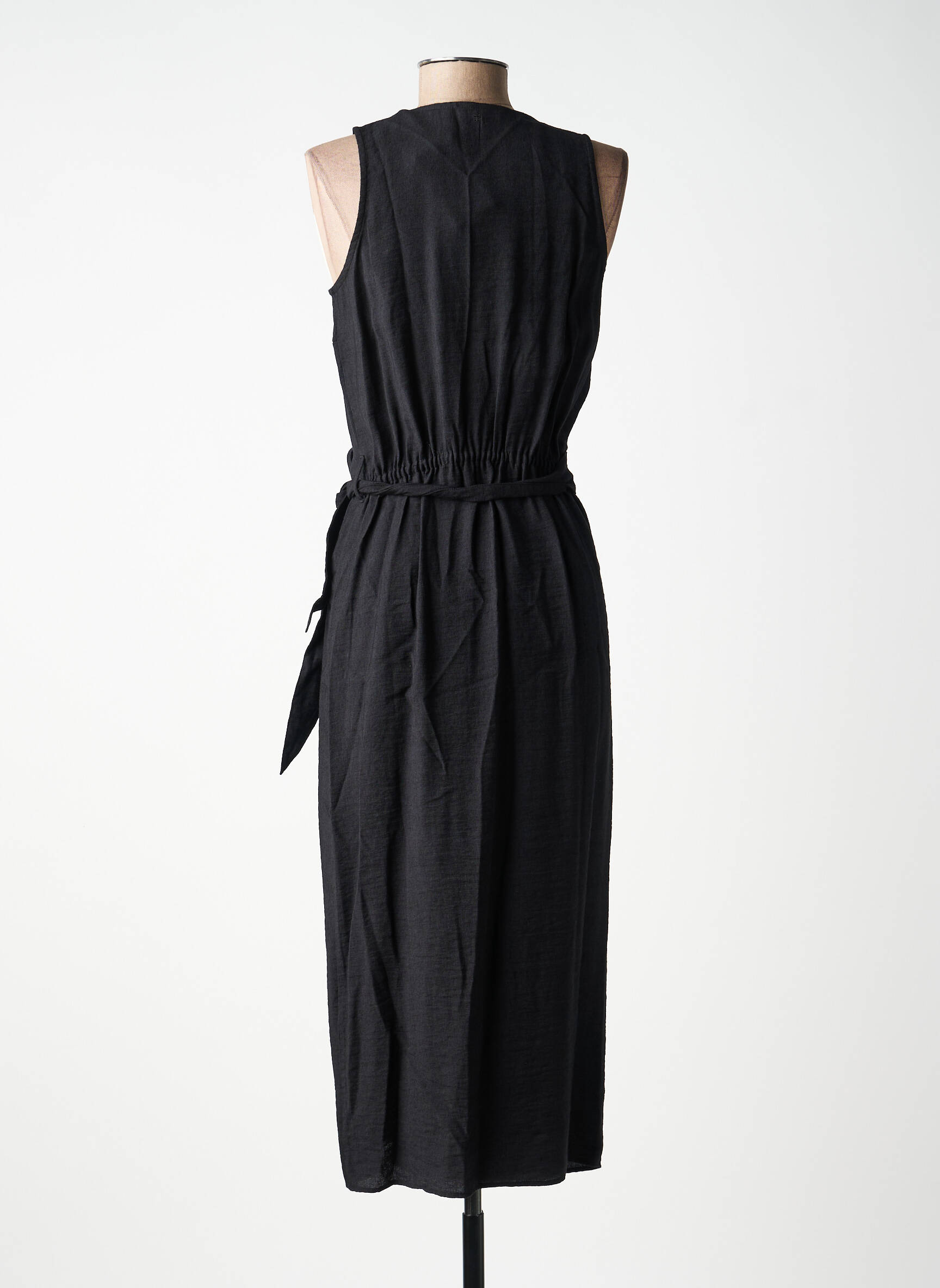 Rochie lungă fără mâneci fără mâneci negru SALSA femeie