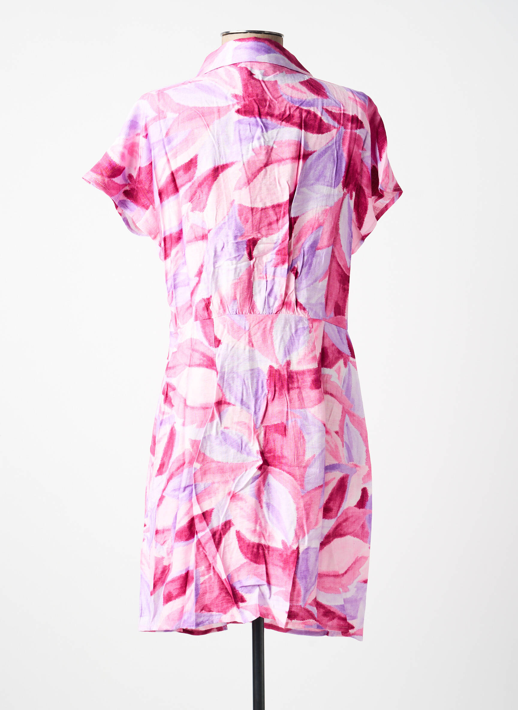 Rochie scurtă mâneci scurte mâneci scurte roz MOLLY BRACKEN femeie