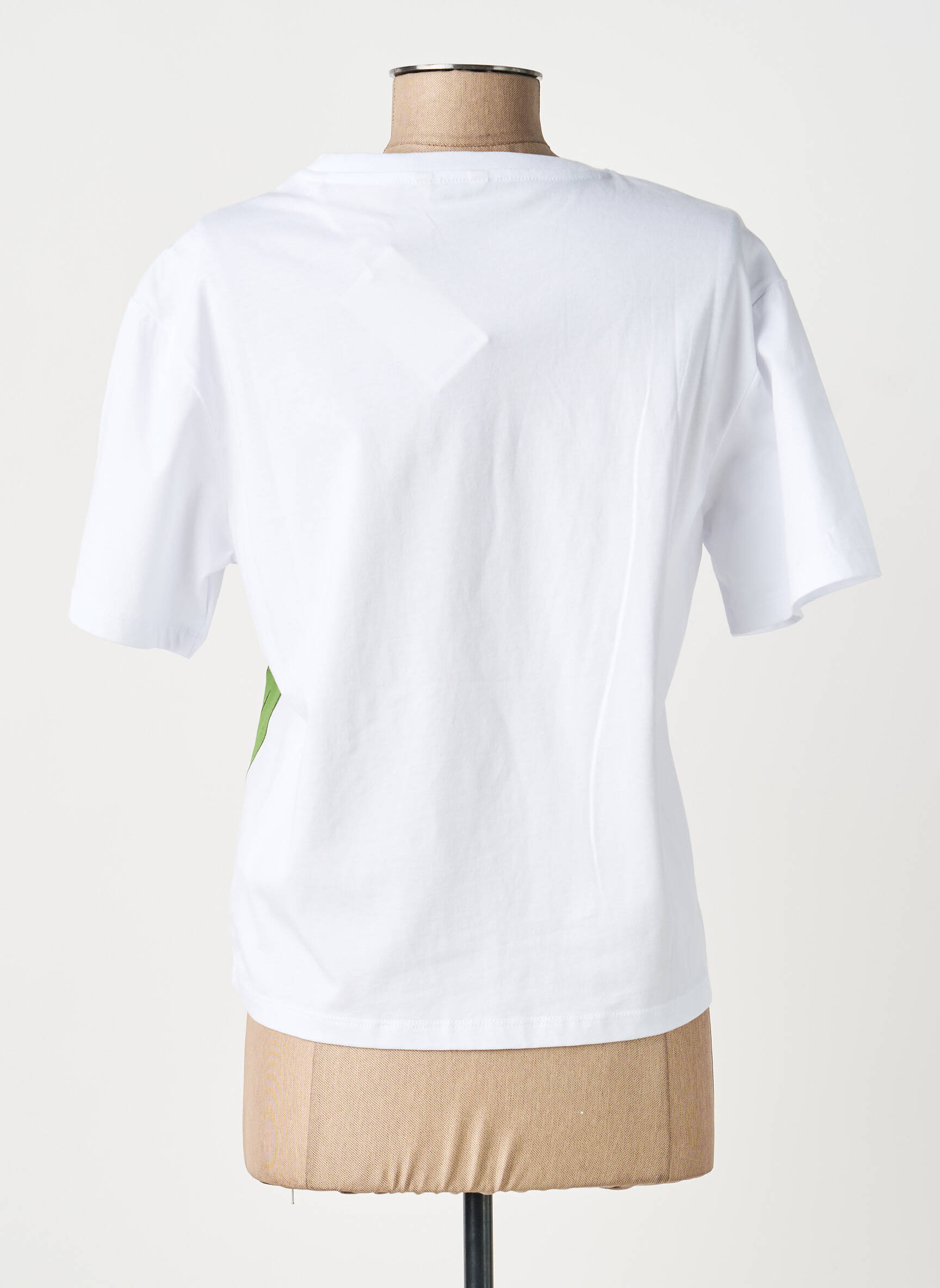 Tricou croială dreaptă mâneci scurte alb SALSA femeie