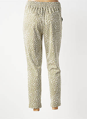 Pantalon slim talie elastică mărime normală verde B.YOUNG femeie