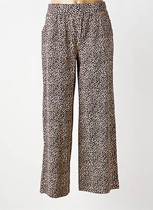 Pantalon larg țesătură poplin mărime normală roz B.YOUNG femeie