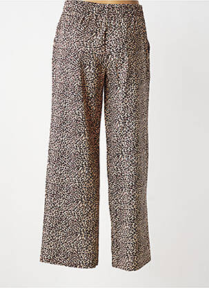 Pantalon larg țesătură poplin mărime normală roz B.YOUNG femeie