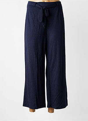 Pantalon larg țesătură poplin mărime normală albastru TIFFOSI femeie