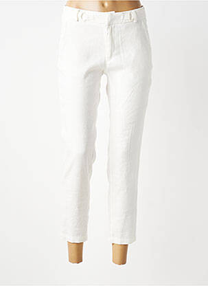 Pantalon 7/8 țesătură poplin mărime normală bej SALSA femeie