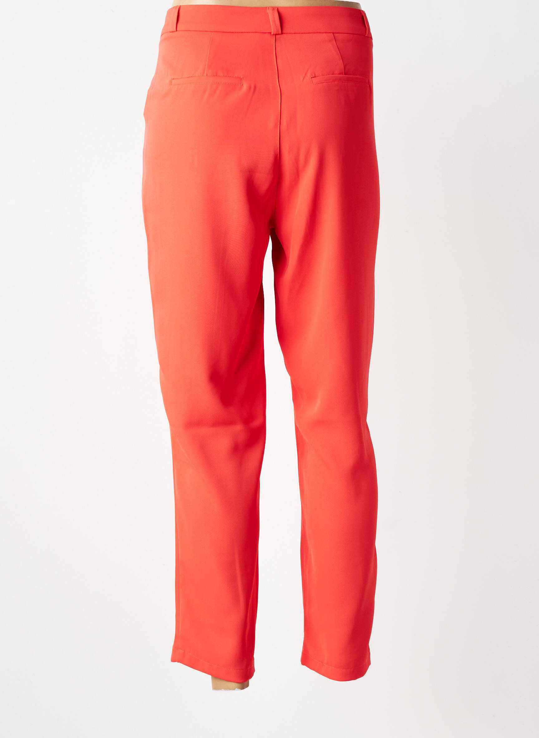 Pantalon slim mărime normală mărime normală portocalie DEELUXE femeie