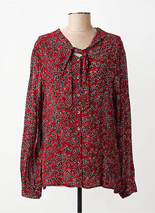 Cămașă imprimeu floral mâneci lungi roșu AGATHE & LOUISE femeie