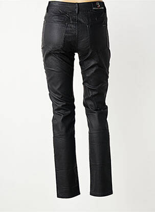 Pantalon slim țesătură acoperită mărime normală negru S.QUISE femeie