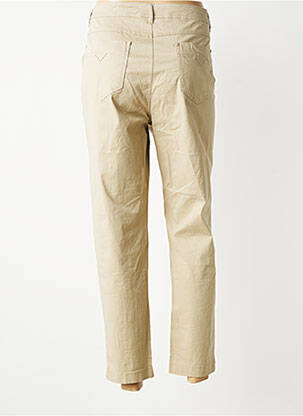 Pantalon 7/8 țesătură poplin mărime normală bej YOULINE femeie