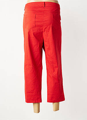 Pantalon 7/8 talie elastică mărime normală roșu AGATHE & LOUISE femeie