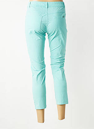 Pantalon 7/8 elasticitate mărime normală albastru S.QUISE femeie