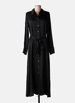 Rochie lungă mâneci lungi mâneci lungi negru DANIELE FIESOLI femeie