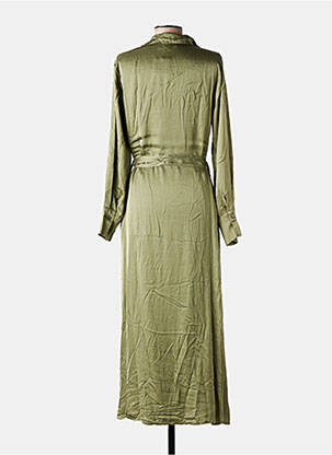 Rochie lungă mâneci lungi mâneci lungi verde DANIELE FIESOLI femeie
