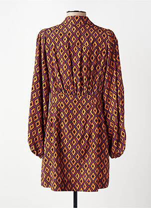 Rochie scurtă mâneci lungi mâneci lungi galben JANE WOOD femeie