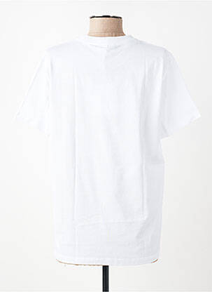 Tricou croială dreaptă mâneci scurte alb GANNI femeie