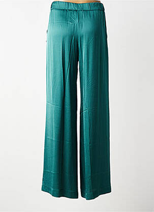 Pantalon larg croială fluidă mărime normală verde OTTOD'AME femeie