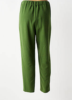 Pantalon 7/8 talie elastică mărime normală verde OTTOD'AME femeie