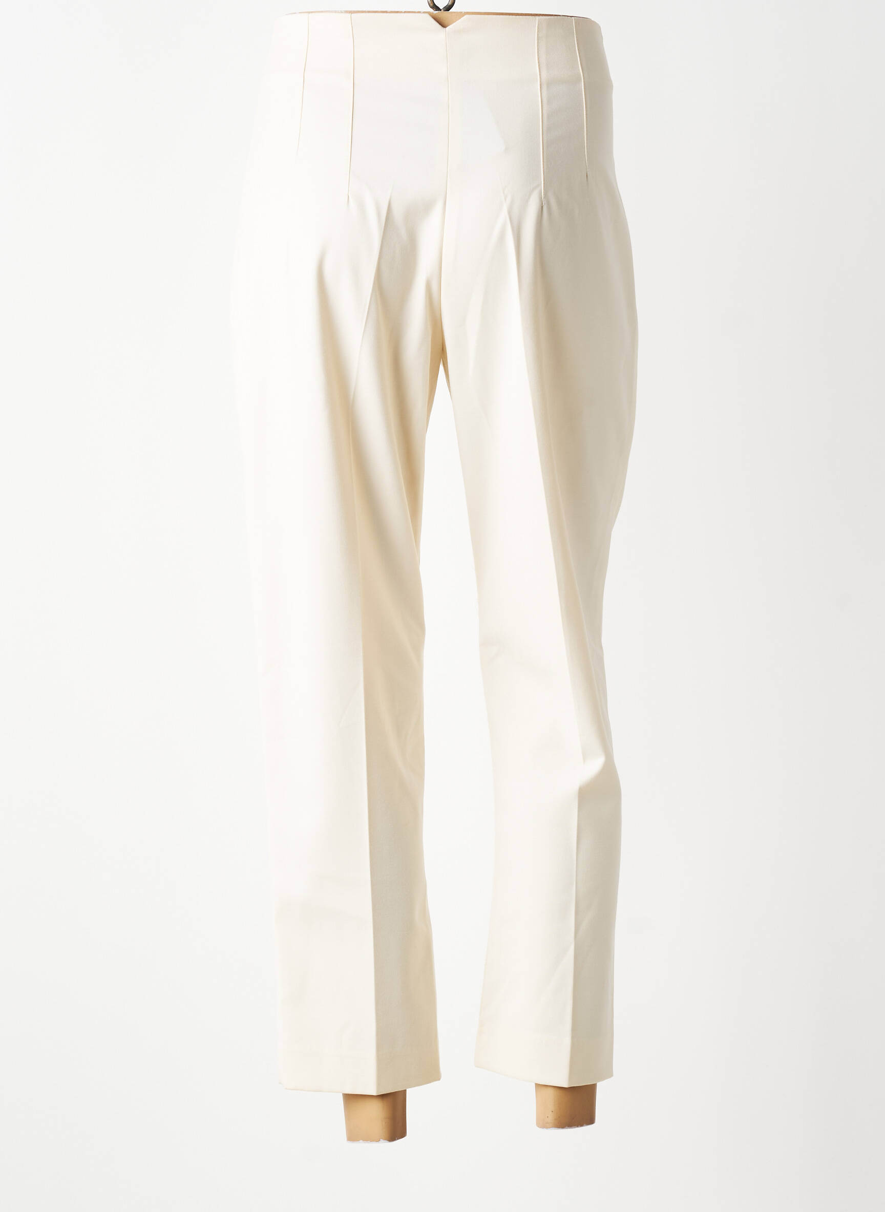 Pantalon 7/8 talie înaltă talie înaltă bej BRERAS MILANO femeie