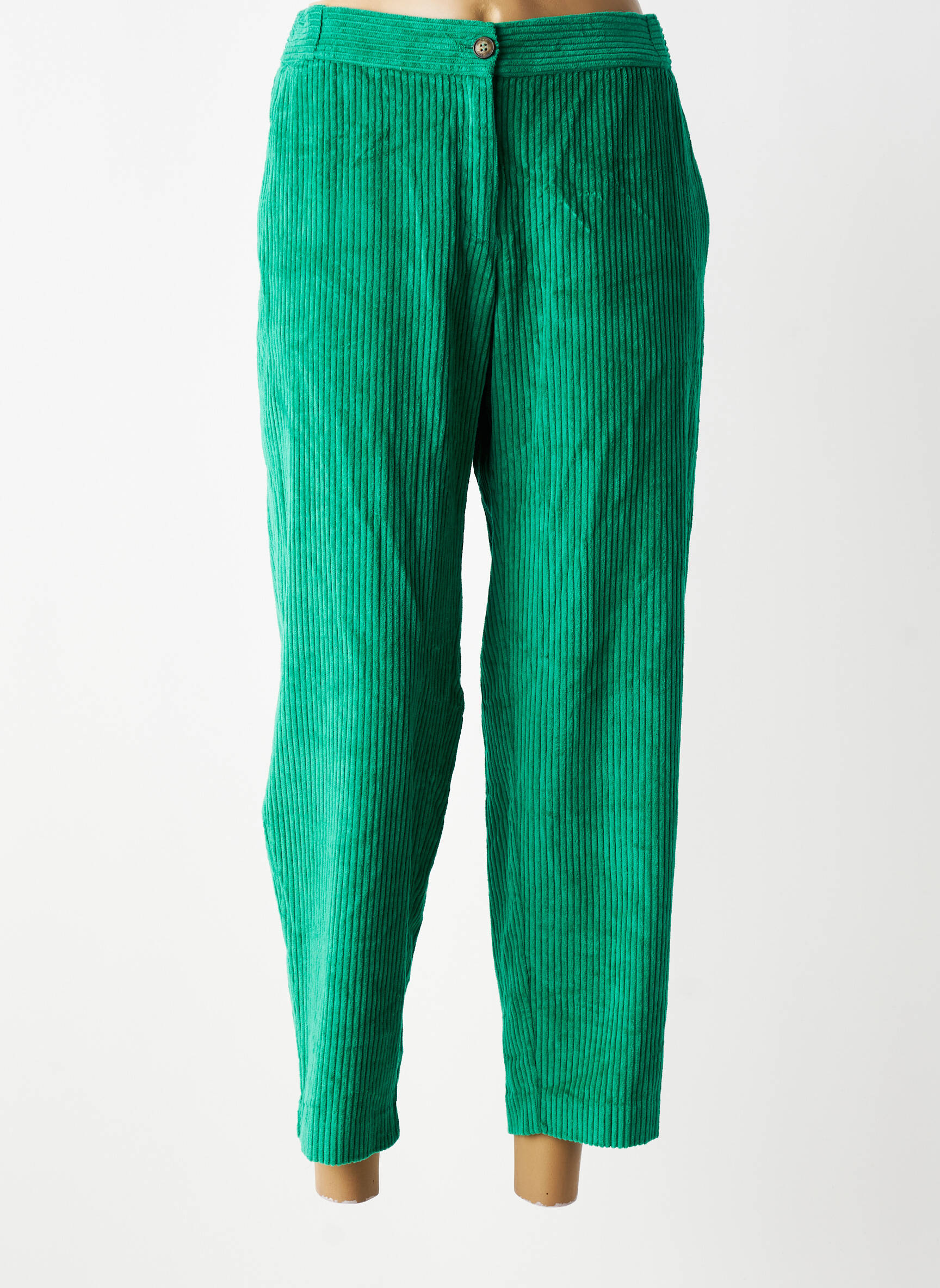 Pantalon 7/8 elasticitate mărime normală verde OTTOD'AME femeie