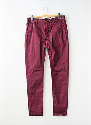 Pantalon chino țesătură poplin mărime normală violet SCOTCH & SODA bărbat