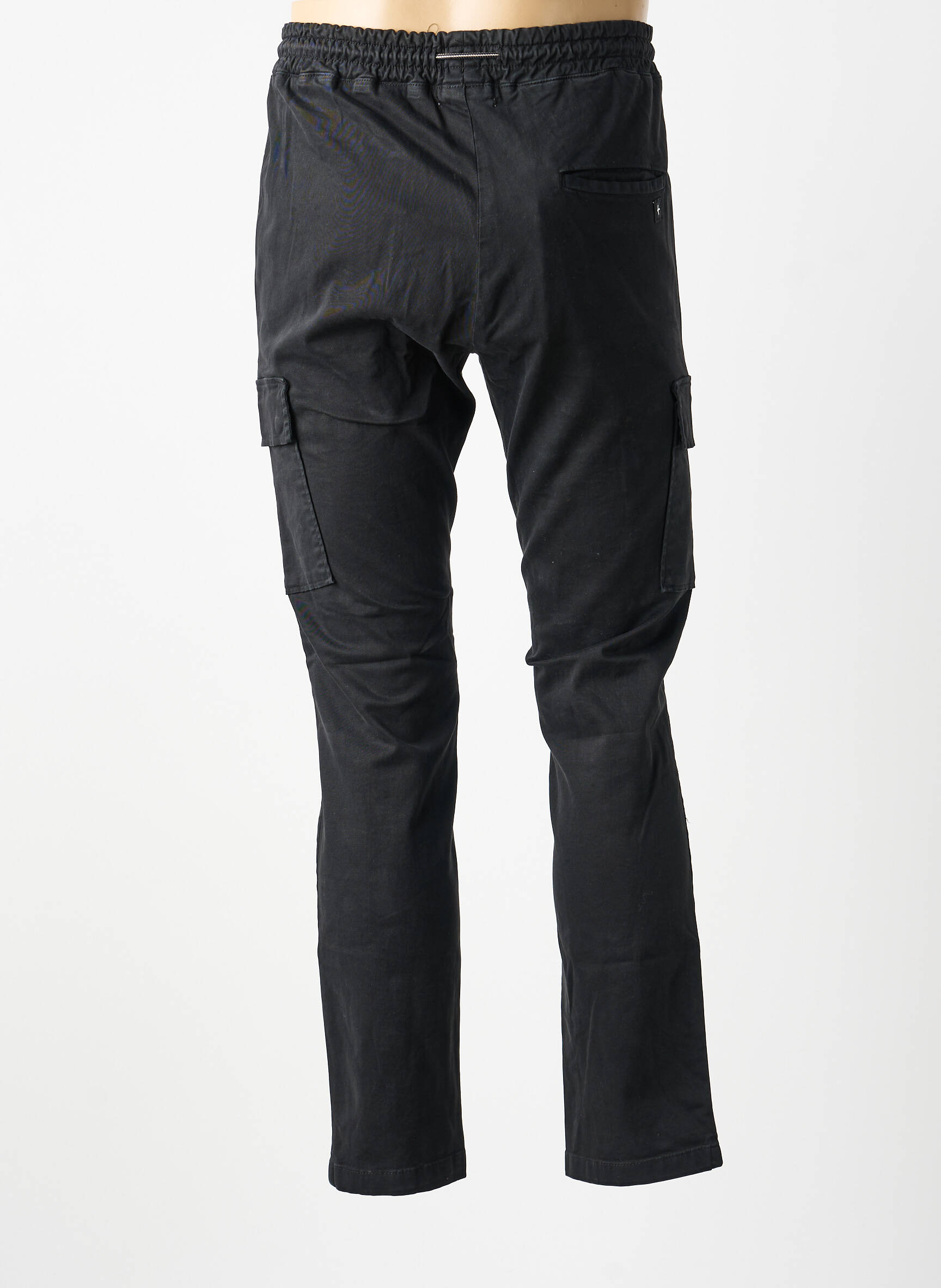 Pantalon cargo buzunare mărime normală negru SHOE bărbat