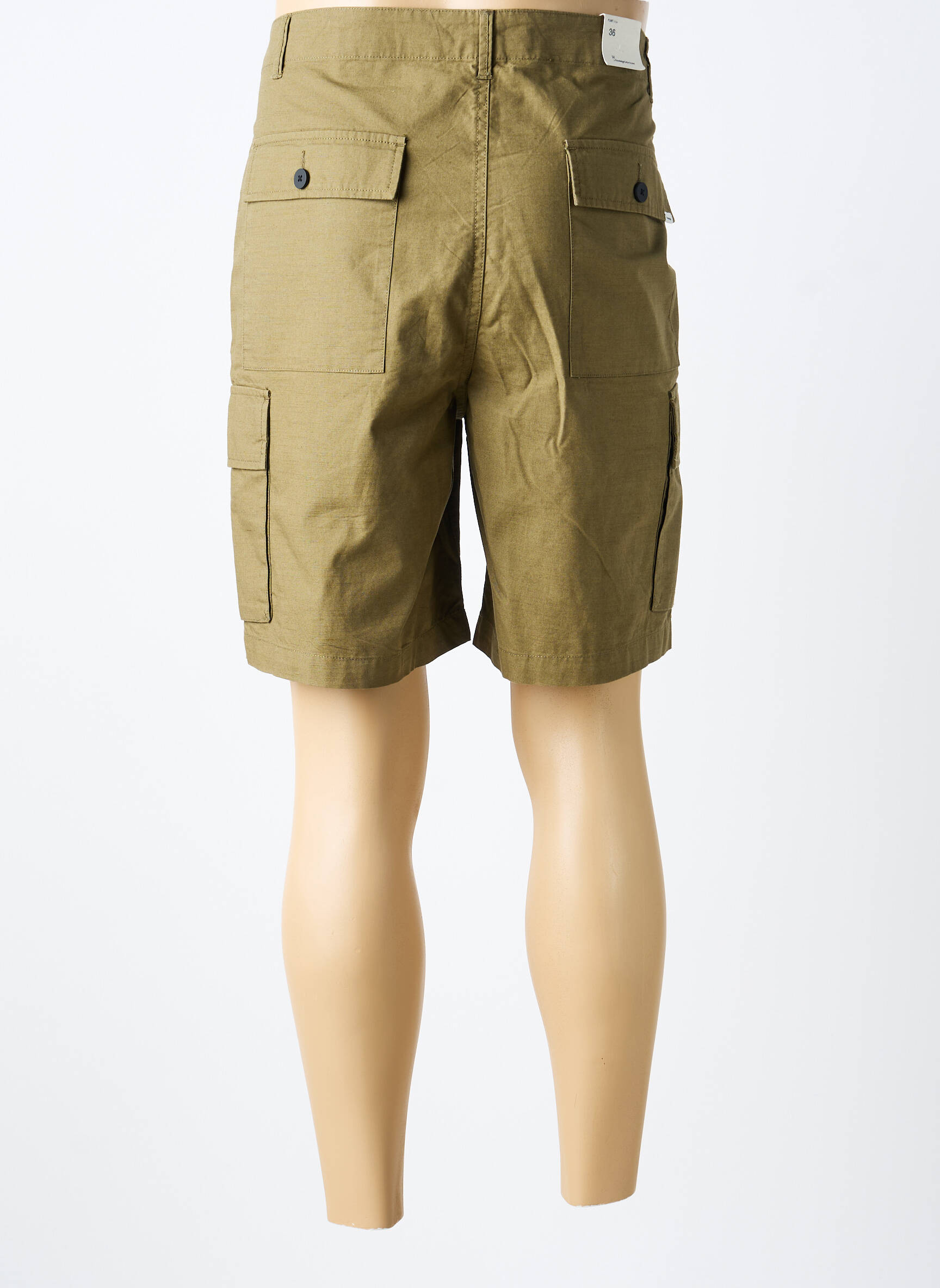 Bermudă croială dreaptă mărime normală verde KNOWLEDGE COTTON APPAREL bărbat