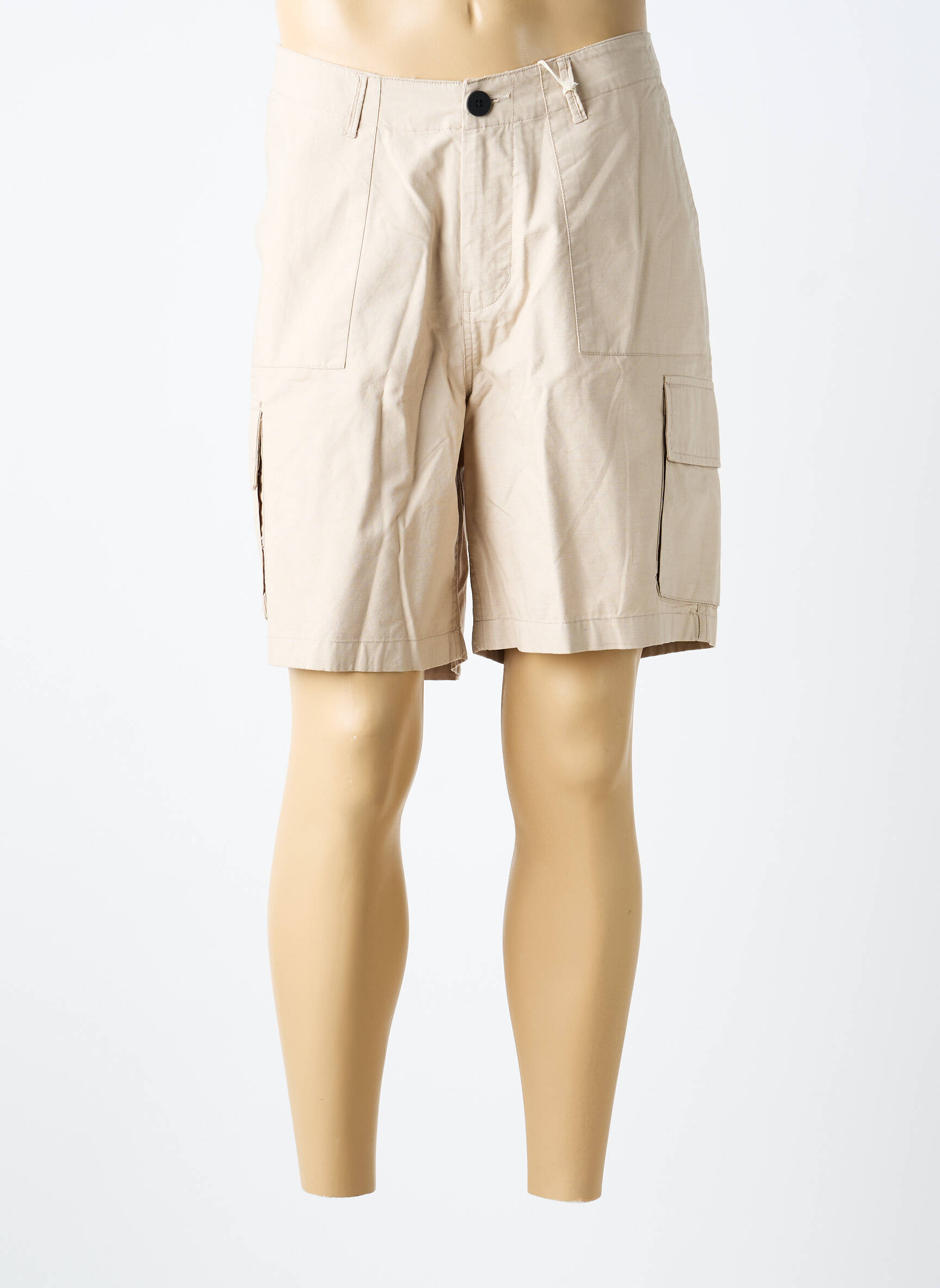 Bermudă croială dreaptă mărime normală bej KNOWLEDGE COTTON APPAREL bărbat