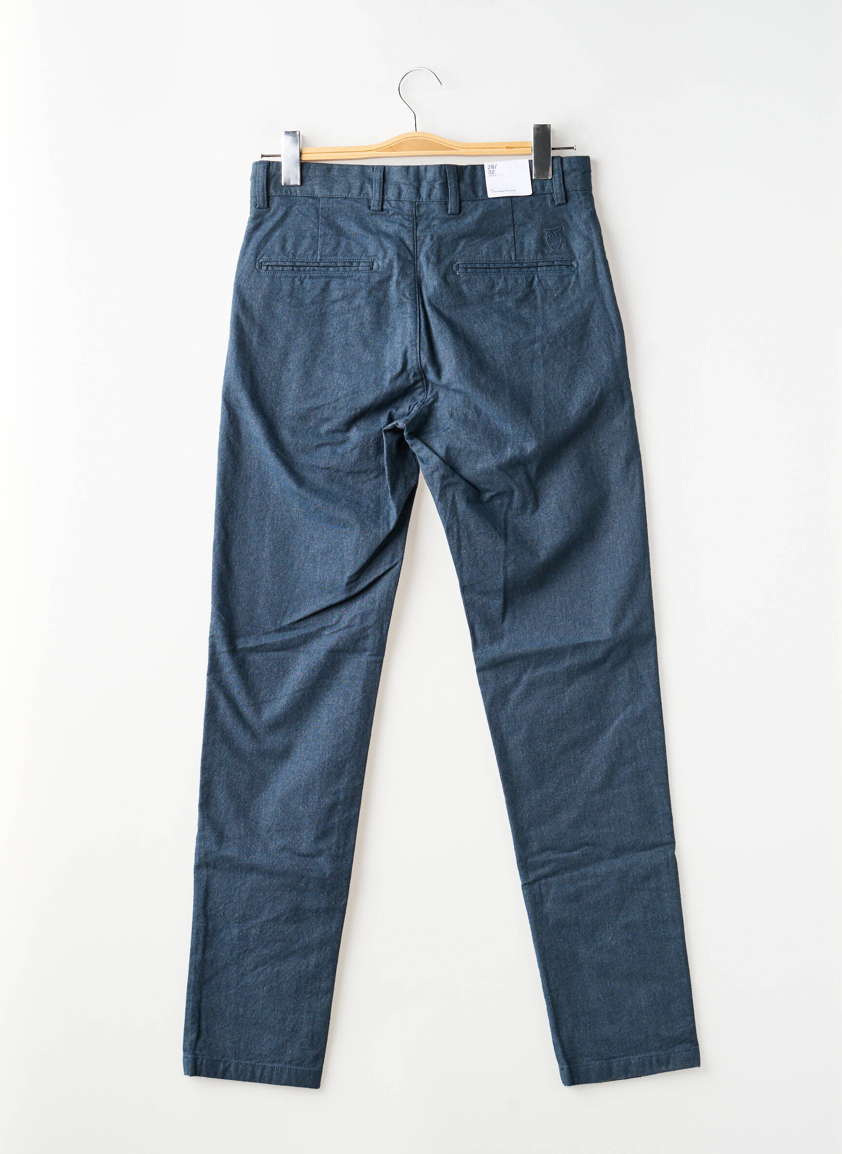 Pantalon chino buzunare mărime normală albastru KNOWLEDGE COTTON APPAREL bărbat