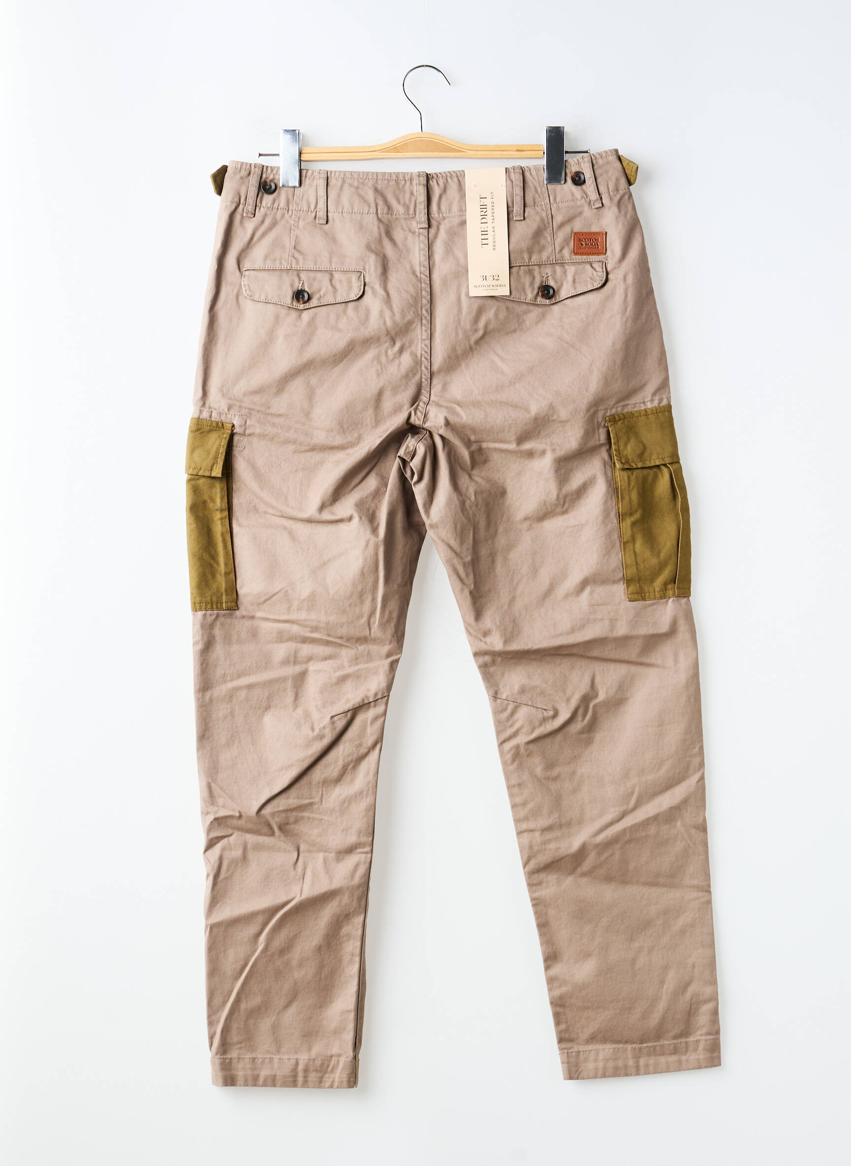 Pantalon cargo buzunare mărime normală verde SCOTCH & SODA bărbat
