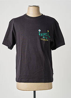 Tricou elasticitate mâneci scurte negru SCOTCH & SODA bărbat