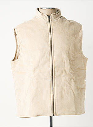 Vestă fără mâneci buzunare bej KNOWLEDGE COTTON APPAREL bărbat