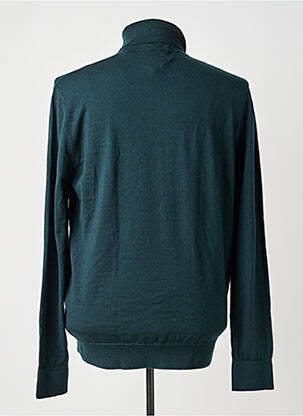 Pulover cu guler înalt elasticitate mâneci lungi verde SCOTCH & SODA bărbat