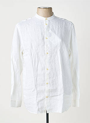Cămașă cu mâneci lungi croială dreaptă alb KNOWLEDGE COTTON APPAREL bărbat