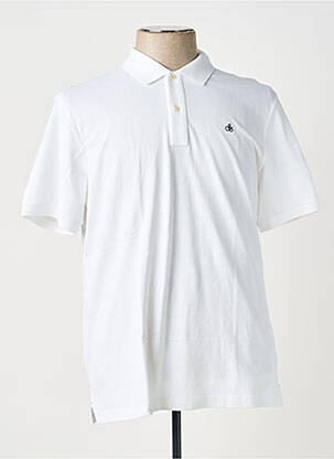 Polo elasticitate mâneci scurte alb SCOTCH & SODA bărbat