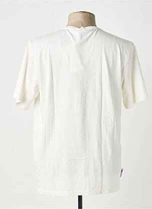 Tricou croială dreaptă mâneci scurte bej AUTRY bărbat