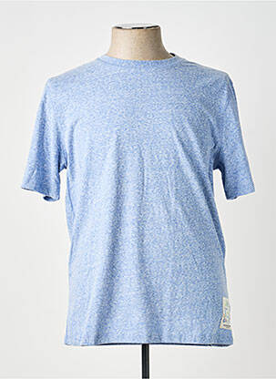 Tricou croială cambrată mâneci scurte albastru SCOTCH & SODA bărbat